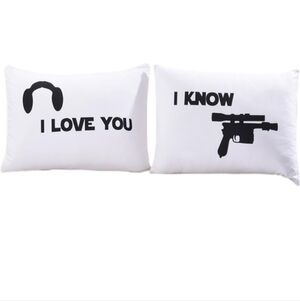 Star Wars Pillow Cases "I Love You, I Know"